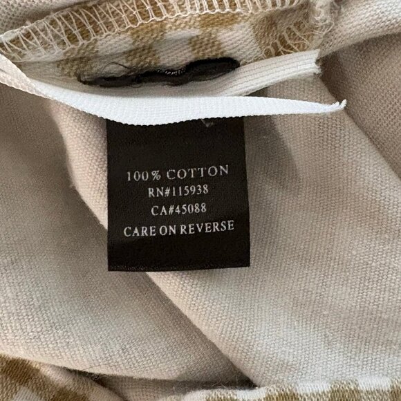 Princess Polly White Cream Checkered Wide Leg Pants Size 6 - Picture 8 of 8